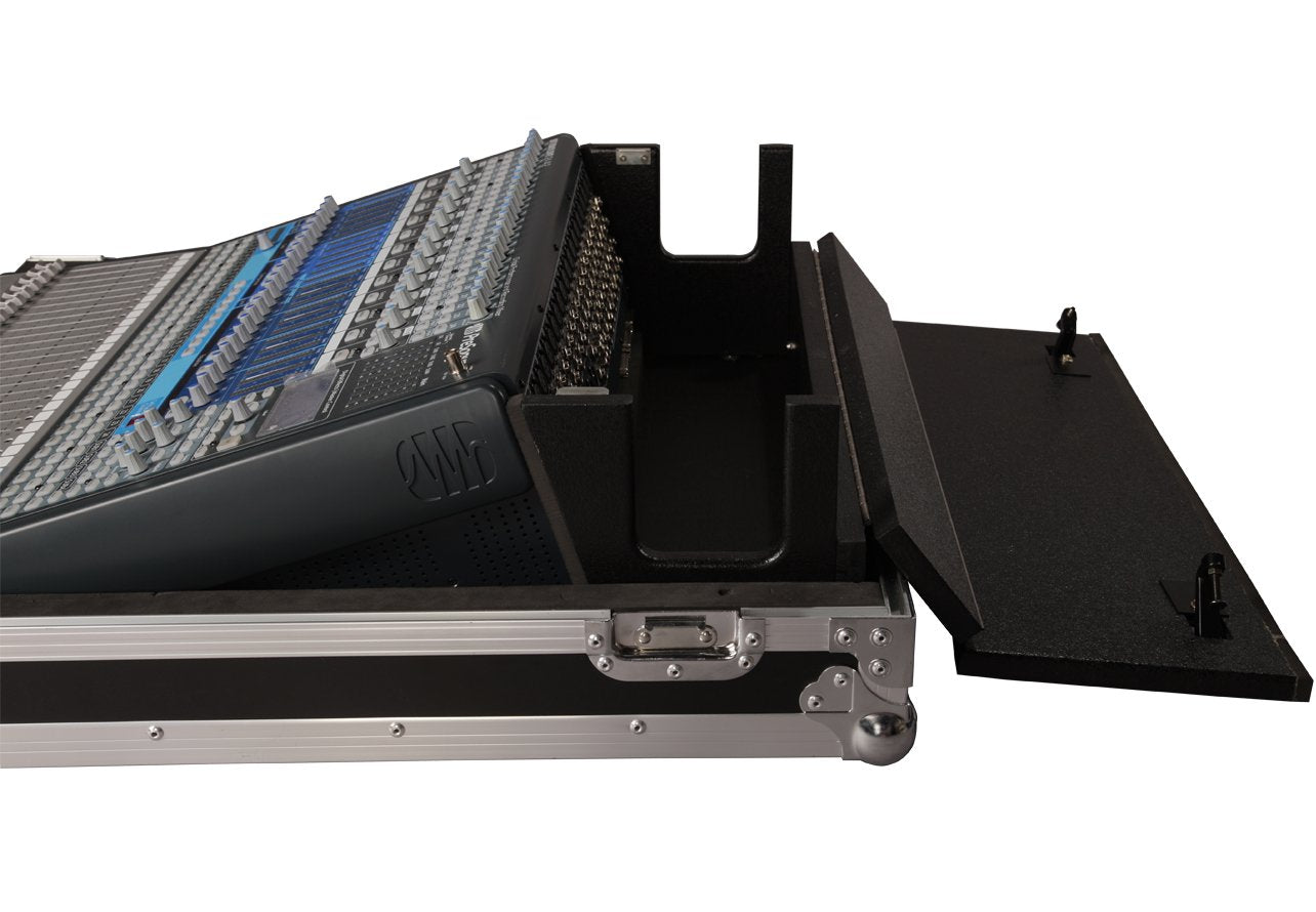 Gator Cases G-TOUR ATA Style Road Case - Custom Fit for Presonus Studio Live 24.4.2 Mixer with Dog House and Heavy Duty 4" Casters; (G-TOUR PRE242-DH)