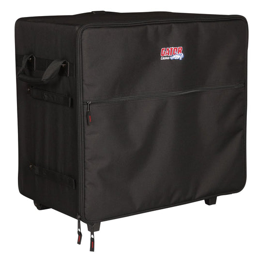 Gator Cases Transport Series Speaker Case with Retractable Pull Handle and Wheels; Fits Large PA Systems (G-PA TRANSPORT-LG)
