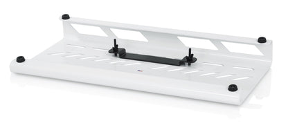 Gator Cases Aluminum Guitar Pedal Board with Carry Bag; Large: 23.75" x 10.66" | White (GPB-BAK-WH)