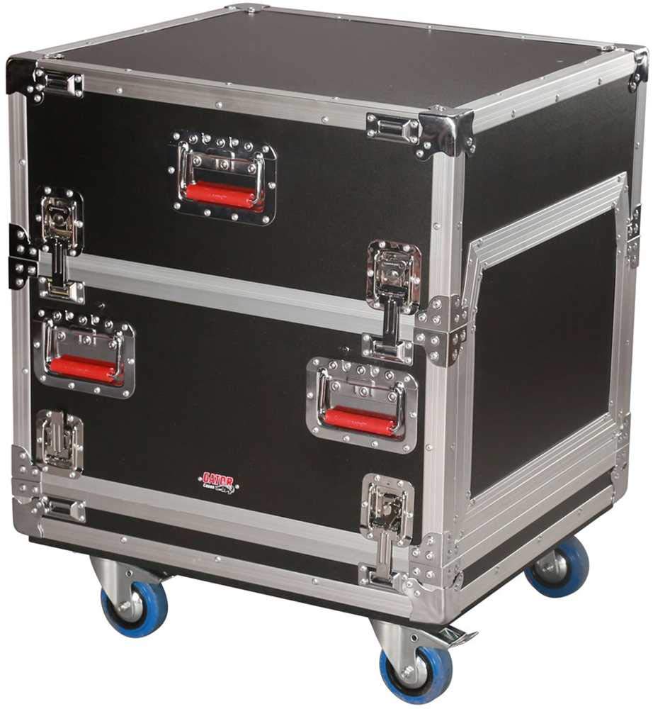 Gator Cases G-TOUR Series ATA Style Modular Audio Console Rack; 14U Top, 6U Side (G-TOUR-GRC-1406)