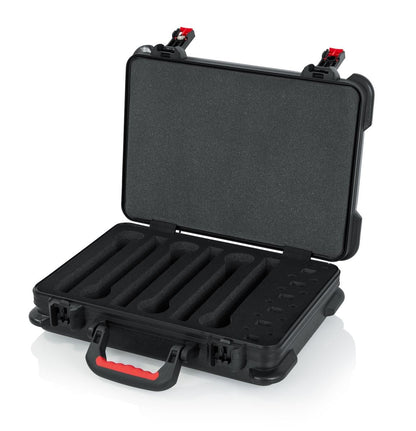 Gator Cases GTSA-MICW6 Wireless Microphone Case for 6 Wireless Microphones