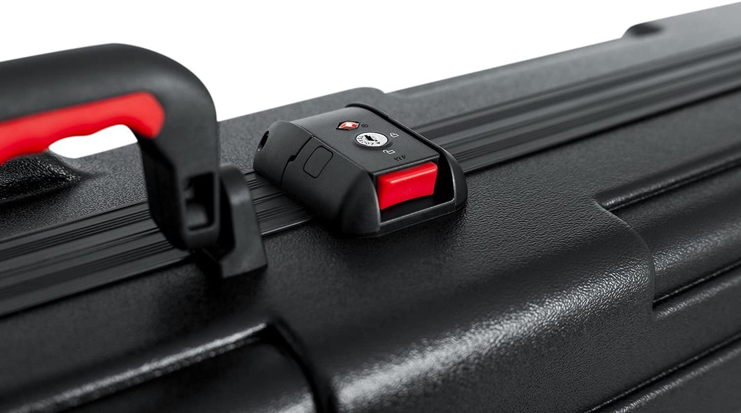 Gator Cases Molded Flight Case for 49-Note Keyboards with TSA Approved Locking Latches and Recessed Wheels; (GTSA-KEY49)