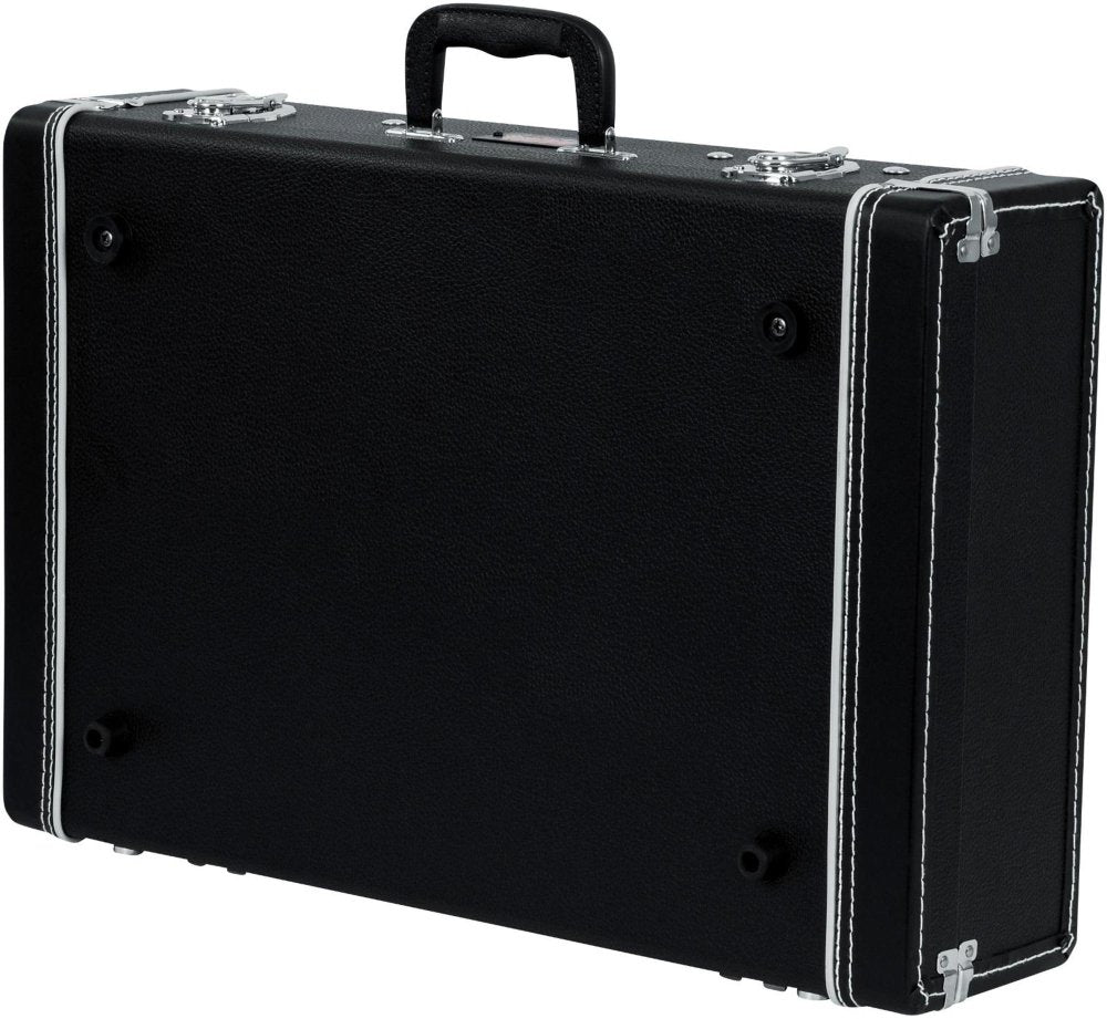 Gator Cases Gig Box Jr. Pedal Board with Built in 3x Guitar Stand | Fits Most Electric and Acoustic Guitars; Pedal Surface 21.5" x 15" (GW-GIGBOXJR)
