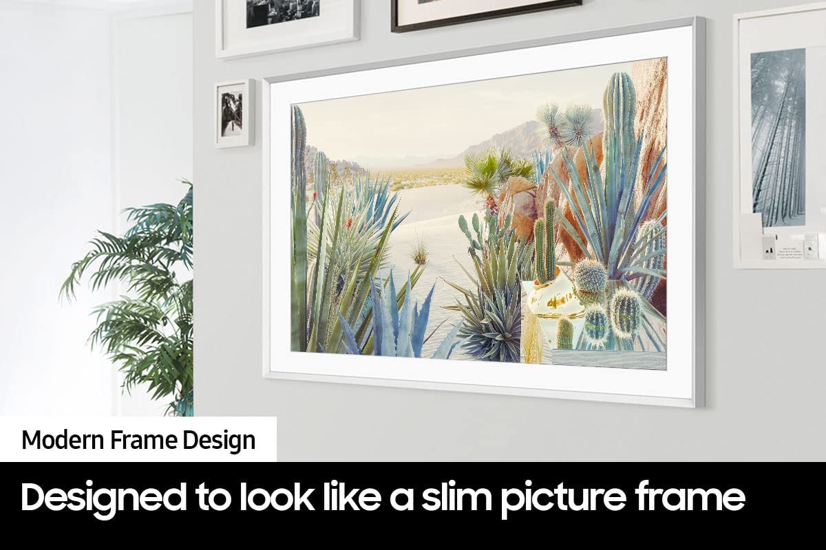 SAMSUNG 32-Inch Class QLED 8K LS03B Series The Frame Quantum HDR Smart TV with Alexa Built-in (QN32LS03BAFXZA, 2022 Model)