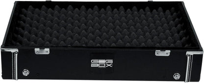 Gator Cases Gig Box Jr. Pedal Board with Built in 3x Guitar Stand | Fits Most Electric and Acoustic Guitars; Pedal Surface 21.5" x 15" (GW-GIGBOXJR)