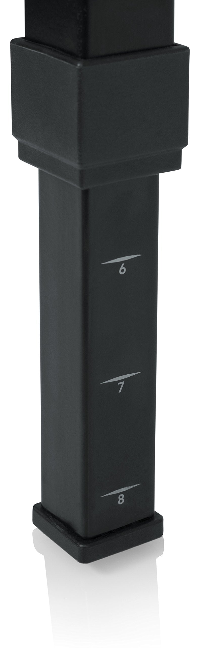 Gator Frameworks Adjustable T-Stand Folding Workstation or Keyboard Stand; Weight Capacity of 250lbs; (GFW-UTL-WS250)