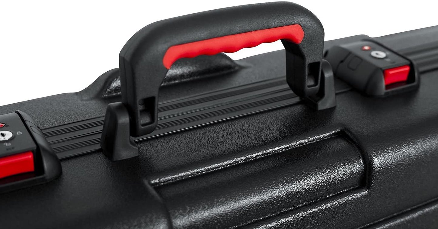 Gator Cases Molded Flight Case for 49-Note Keyboards with TSA Approved Locking Latches and Recessed Wheels; (GTSA-KEY49)