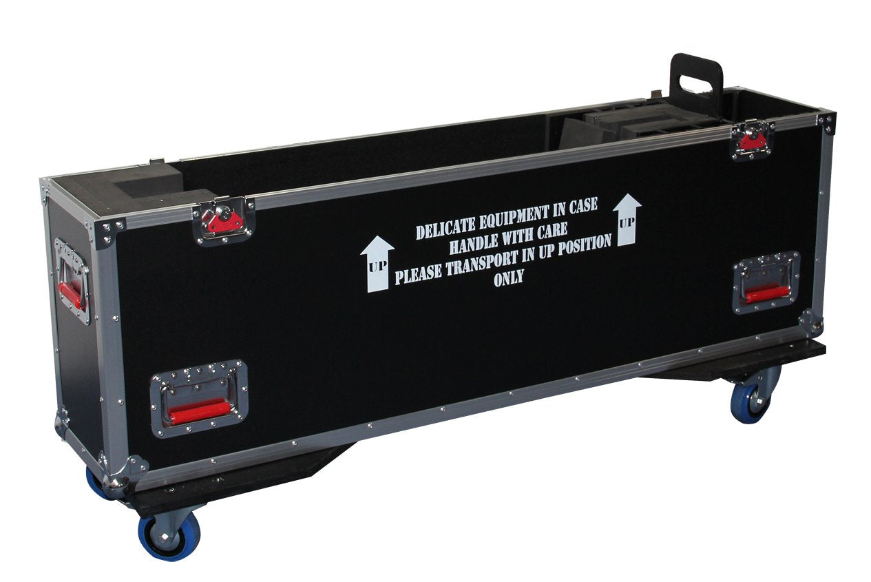 Gator Cases G-TOUR Series ATA Style Road Case with Adjustable Fit for 37" to 40" LCD, LED or Plasma Screens | Includes Heavy Duty 4" Casters, and Spring loaded Handles; (G-TOURLCDV2-3743)