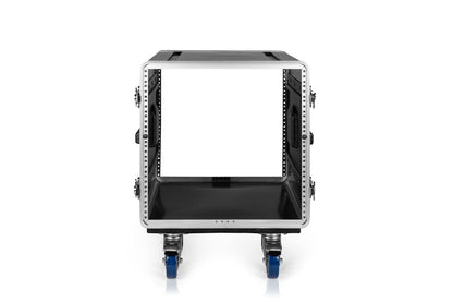 Gator Cases Lightweight ATA Molded Console Rack Case with Heavy Duty Casters; 21" Rackable Depth, 10U (GRC-BASE-10)