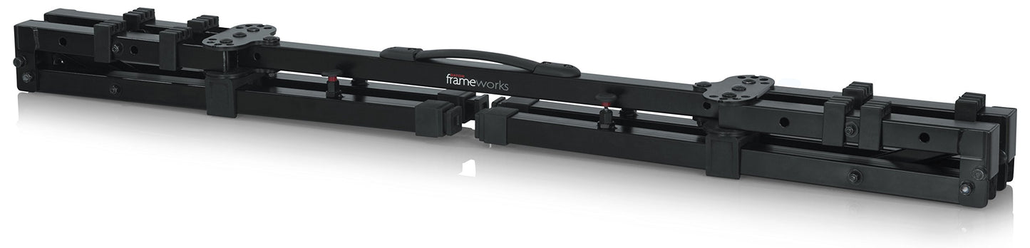 Gator Frameworks Adjustable T-Stand Folding Workstation or Keyboard Stand; Weight Capacity of 250lbs; (GFW-UTL-WS250)