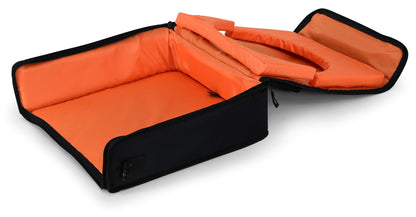 Gator Cases Club Series DJ Carry Bag with Bright Orange Interior; Designed to fit Rane Twelve Turntables (GCLUBRN12)