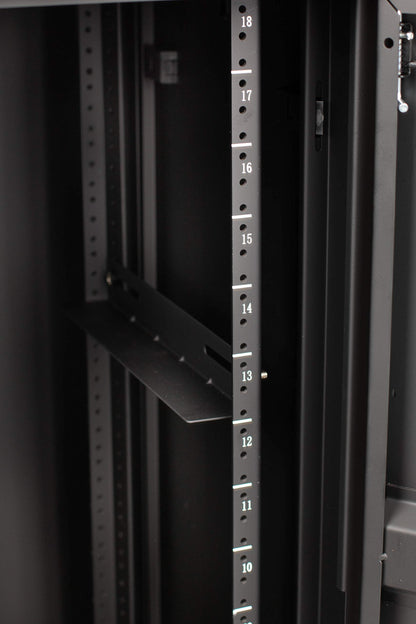 Gator Rackworks Sectional Wall Rack with Steel Door; 18U with 21" Rackable Depth (GRW2018508)