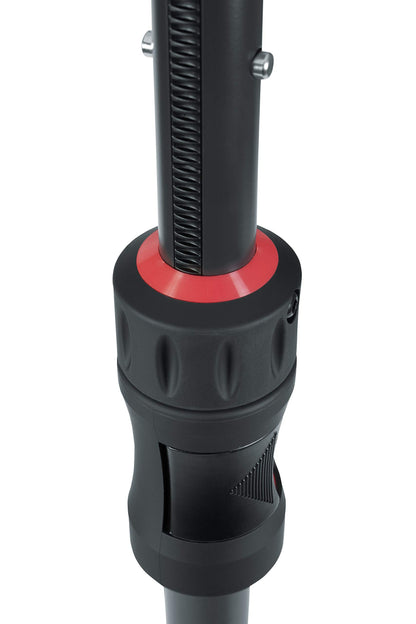 Gator Frameworks ID series Speaker Subwoofer Stand with Lift Assist. Fits Standard Sub Pole Mount with Adapter for M20 Threaded Mounts; 37"/57" Min/Max Height (GFW-ID-SPKR-SP)