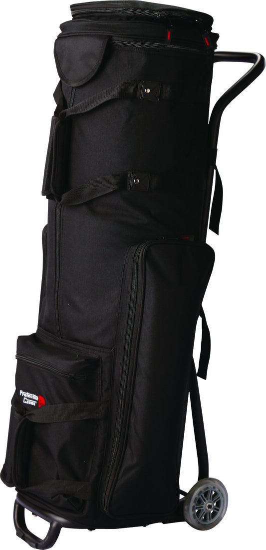 Gator Cases Protechtor Series Steel frame Rolling Drum Cart for Drum Hardware with Removable Bag and 100 Pound Load Capacity; 40" x 10" x 10" (GP-DRUMCART)