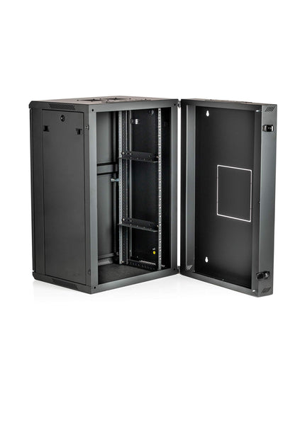 Gator Rackworks Sectional Wall Rack with Steel Door; 18U with 21" Rackable Depth (GRW2018508)