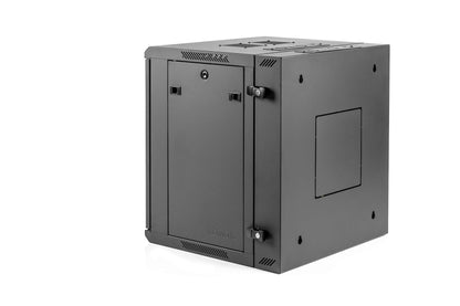 Gator Rackworks Sectional Wall Rack with Glass Door; 9U with 21" Rackable Depth (GRW2009509)