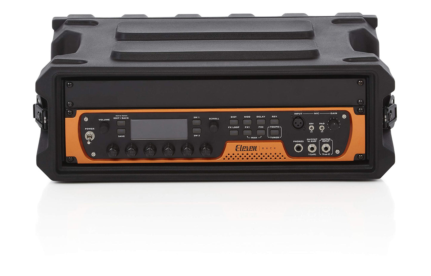 Gator Cases Pro Series Rotationally Molded 3U Rack Case with Shallow 13" Depth; Made in USA (G-PRO-3U-13)