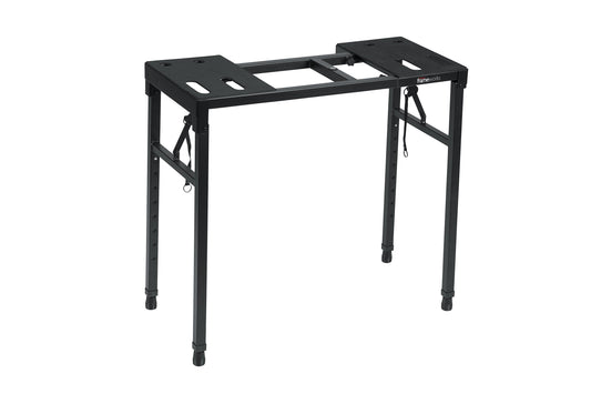 Gator Frameworks Keyboard and Audio Utility Table with Multi Point Adjustability and Built in Leveling Bubble; Min/Max Height - 26"/44" (GFW-UTILITY-TBL)