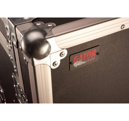 Gator Cases G-TOUR Audio Road Rack with Heavy-Duty Casters and Tour Grade Hardware; 10U Pop-Up Top and 12U Side (G-TOUR 10X12 PU)