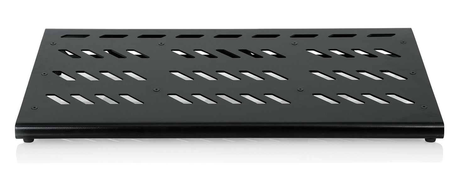 Gator Cases Aluminum Guitar Pedal Board with Carry Bag; Extra Large: 32" x 17" | Stealth Black (GPB-XBAK-1)