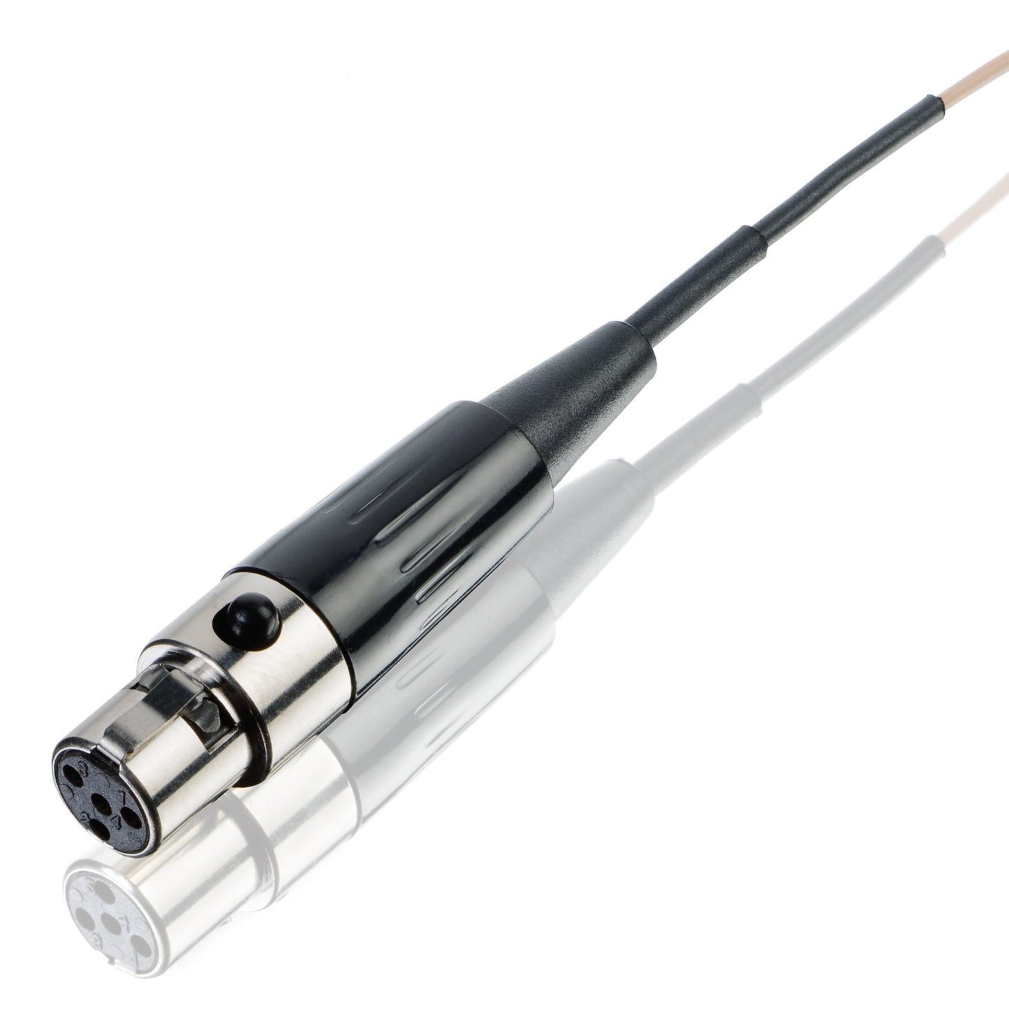 Countryman E6OW6L2ST Springy E6 Omnidirectional Earset with 2-mm Cable for Sabine Transmitter (Light Beige)