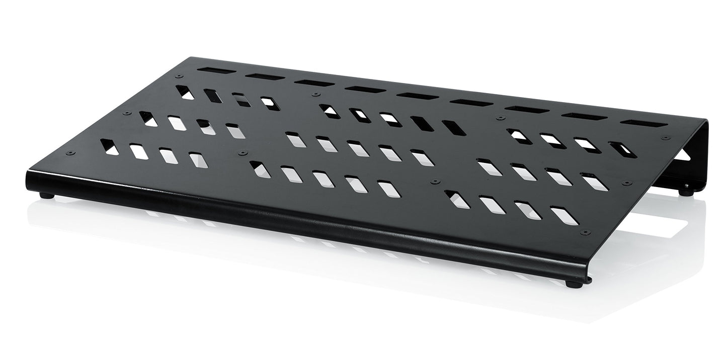 Gator Cases Aluminum Guitar Pedal Board with Carry Bag; Extra Large: 32" x 17" | Stealth Black (GPB-XBAK-1)