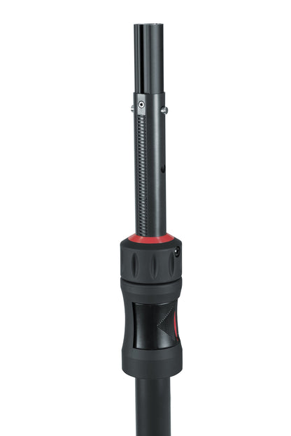 Gator Frameworks ID series Speaker Subwoofer Stand with Lift Assist. Fits Standard Sub Pole Mount with Adapter for M20 Threaded Mounts; 37"/57" Min/Max Height (GFW-ID-SPKR-SP)