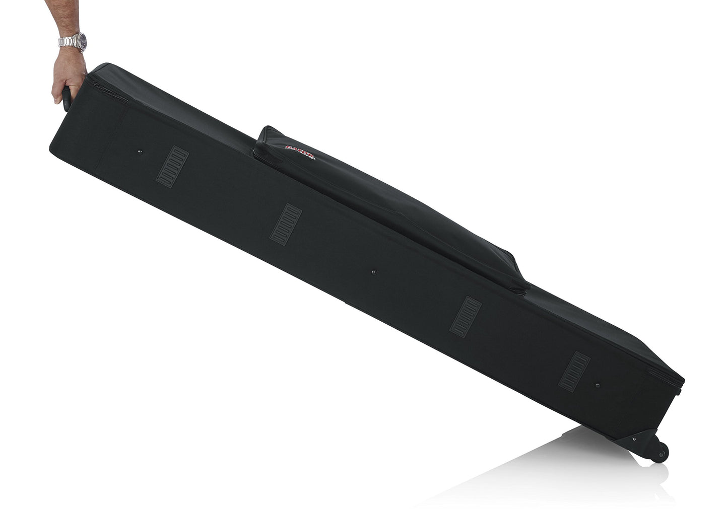 Gator Cases Lightweight Rolling Keyboard Case for Slim Extra Long 88 Note Keyboards and Electric Pianos (GK-88 SLXL)