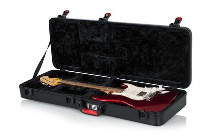Gator Cases Molded Flight Case For Strat/Tele Style Electric Guitars With TSA Approved Locking Latch (GTSA-GTRELEC)