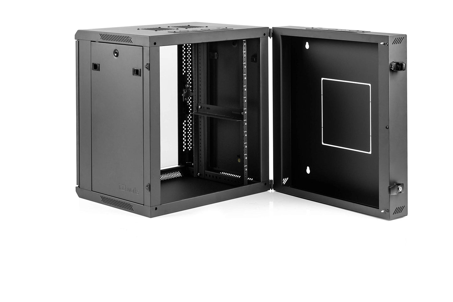 Gator Rackworks Sectional Wall Rack with Glass Door; 9U with 21" Rackable Depth (GRW2009509)