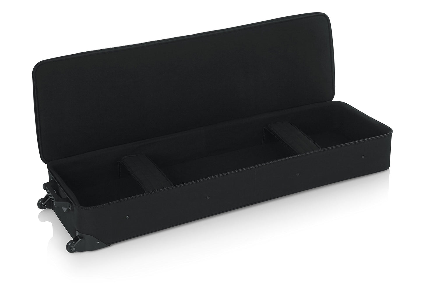 Gator GKB-88-SLIM Cases Lightweight Rolling Keyboard Case for Slim 88 Note Keyboards and Electric Pianos (GK-88 SLIM), Slim 88-Note, Black