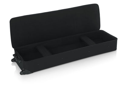 Gator GKB-88-SLIM Cases Lightweight Rolling Keyboard Case for Slim 88 Note Keyboards and Electric Pianos (GK-88 SLIM), Slim 88-Note, Black