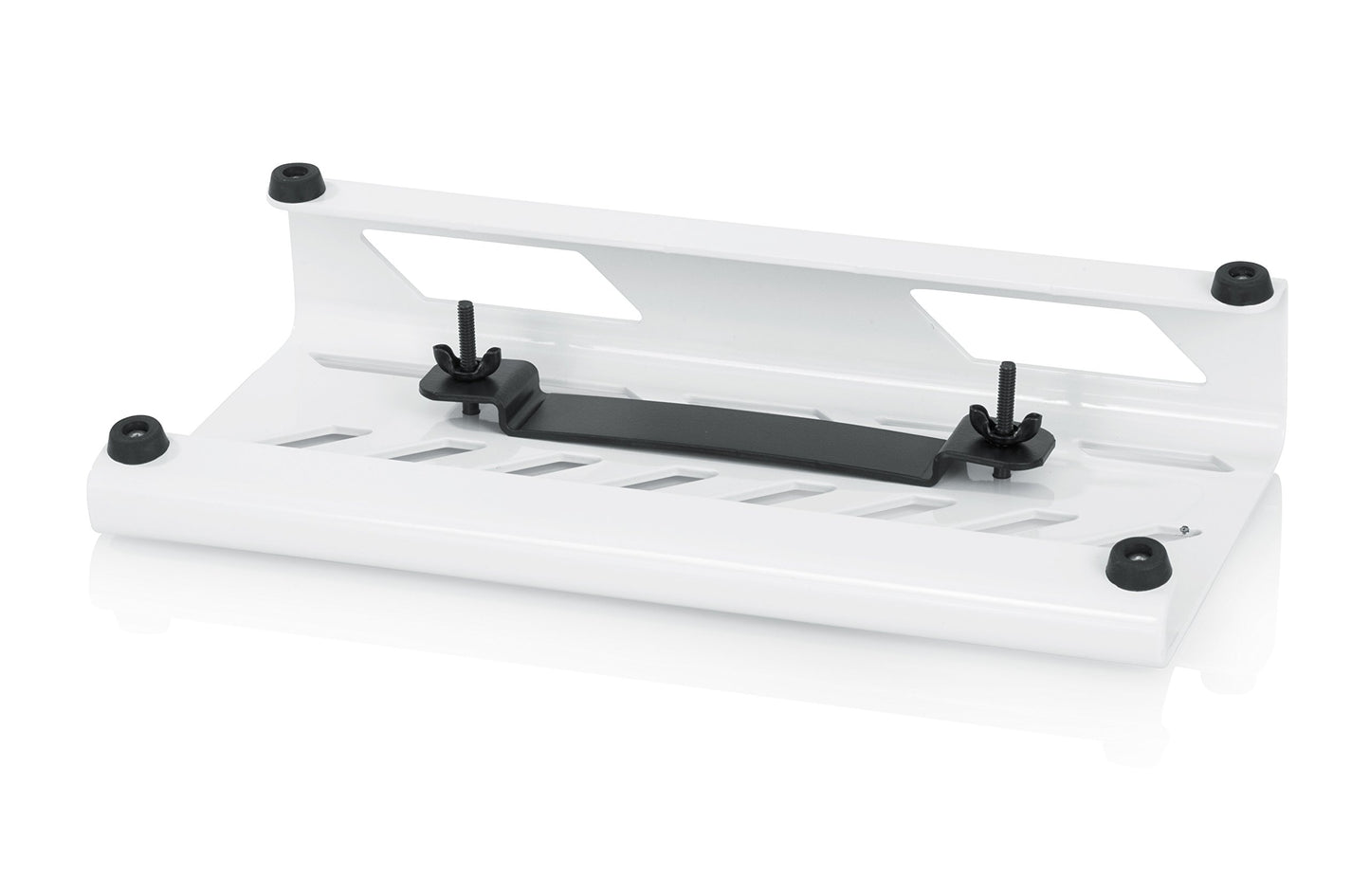 Gator Cases Aluminum Guitar Pedal Board with Carry Bag; Small: 15.75" x 7" | White (GPB-LAK-WH)