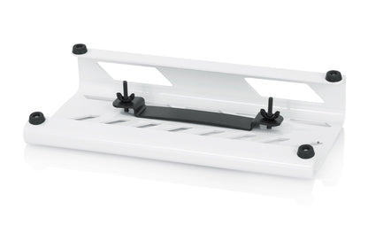 Gator Cases Aluminum Guitar Pedal Board with Carry Bag; Small: 15.75" x 7" | White (GPB-LAK-WH)