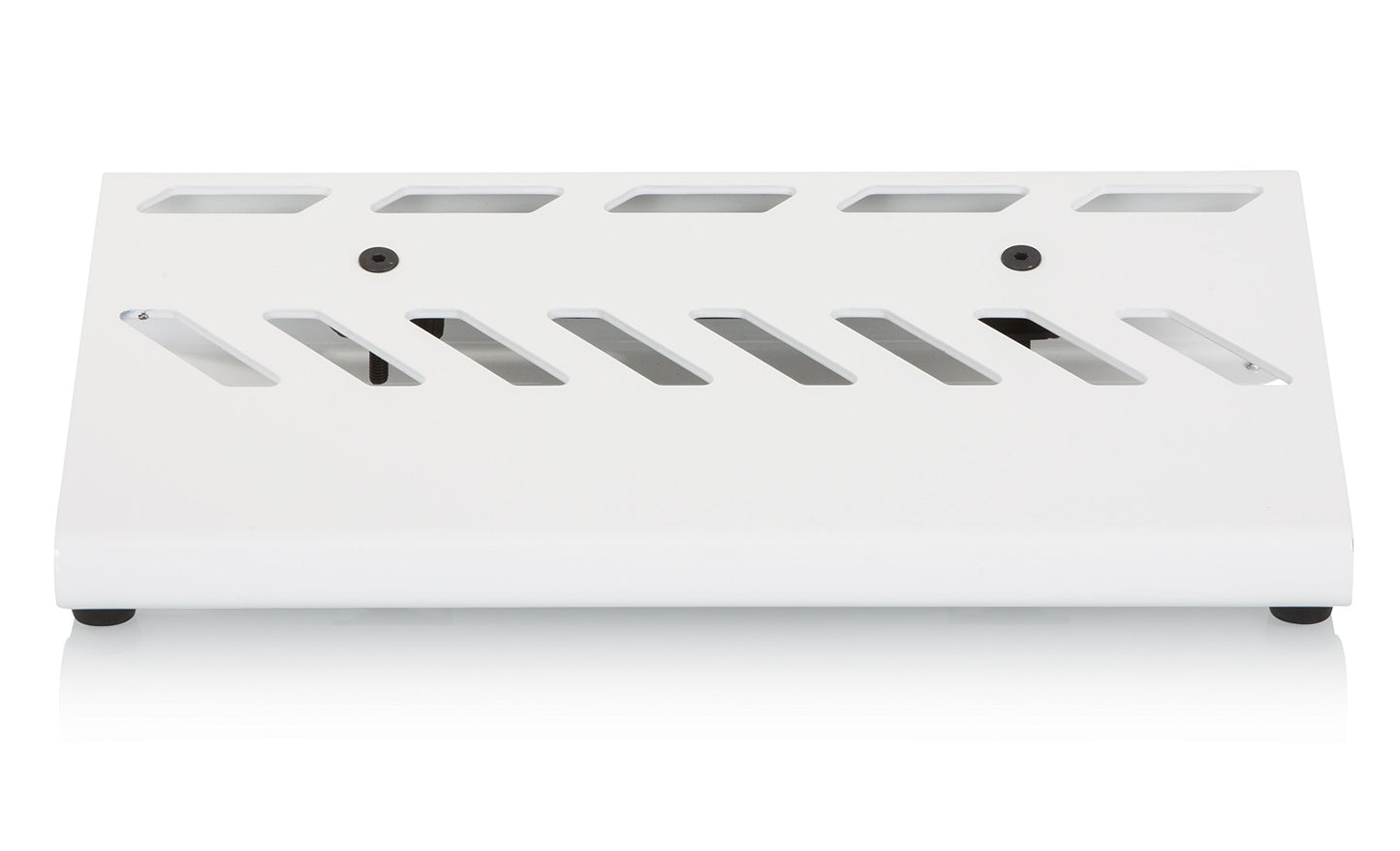 Gator Cases Aluminum Guitar Pedal Board with Carry Bag; Small: 15.75" x 7" | White (GPB-LAK-WH)