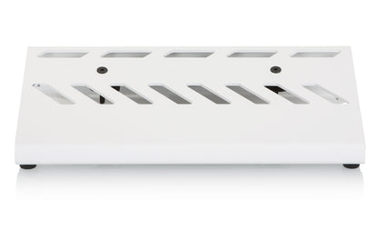 Gator Cases Aluminum Guitar Pedal Board with Carry Bag; Small: 15.75" x 7" | White (GPB-LAK-WH)