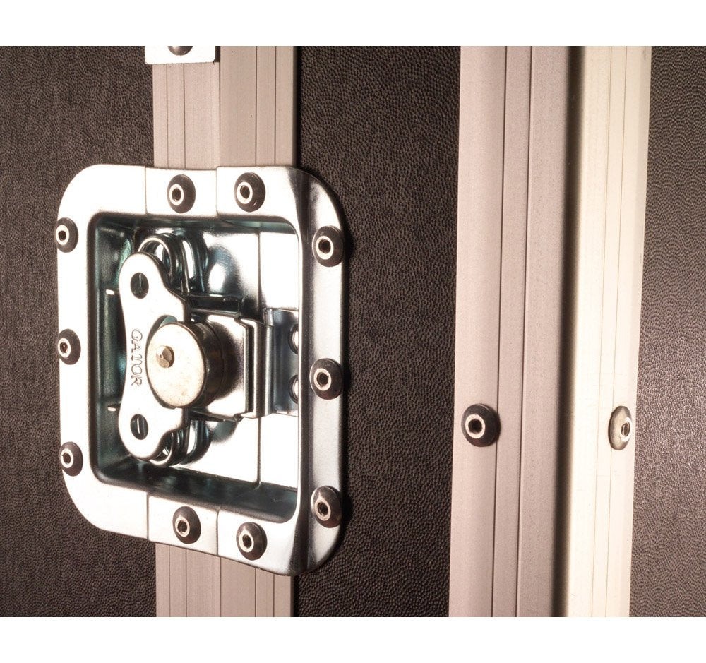 Gator Cases G-TOUR Audio Road Rack with Heavy-Duty Casters and Tour Grade Hardware; 10U Pop-Up Top and 12U Side (G-TOUR 10X12 PU)