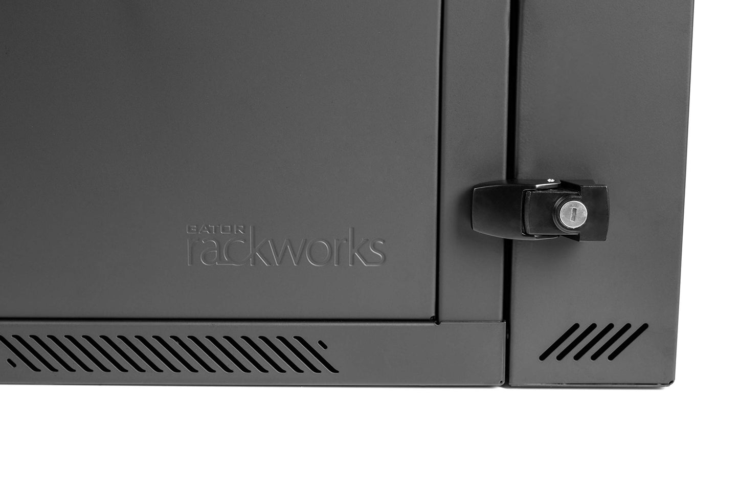 Gator Rackworks Sectional Wall Rack with Glass Door; 9U with 21" Rackable Depth (GRW2009509)