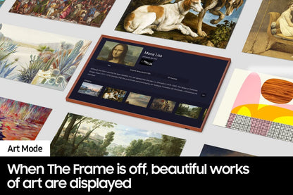 SAMSUNG 32-Inch Class QLED 8K LS03B Series The Frame Quantum HDR Smart TV with Alexa Built-in (QN32LS03BAFXZA, 2022 Model)