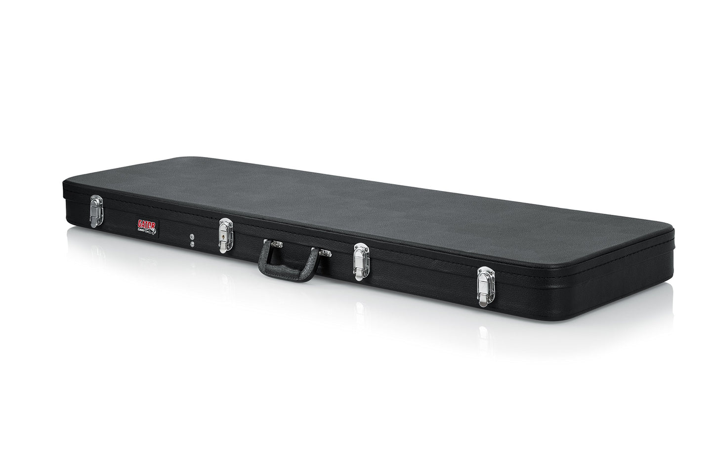 Gator Cases Hard-Shell Wood Case for Electric Bass Guitars; Fits Fender Precision/Jazz Bass, & More (GWE-BASS)