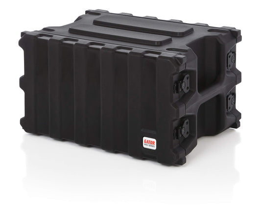 Gator Cases Pro Series Rotationally Molded 6U Rack Case with Shallow 13" Depth; Made in USA (G-PRO-6U-13)