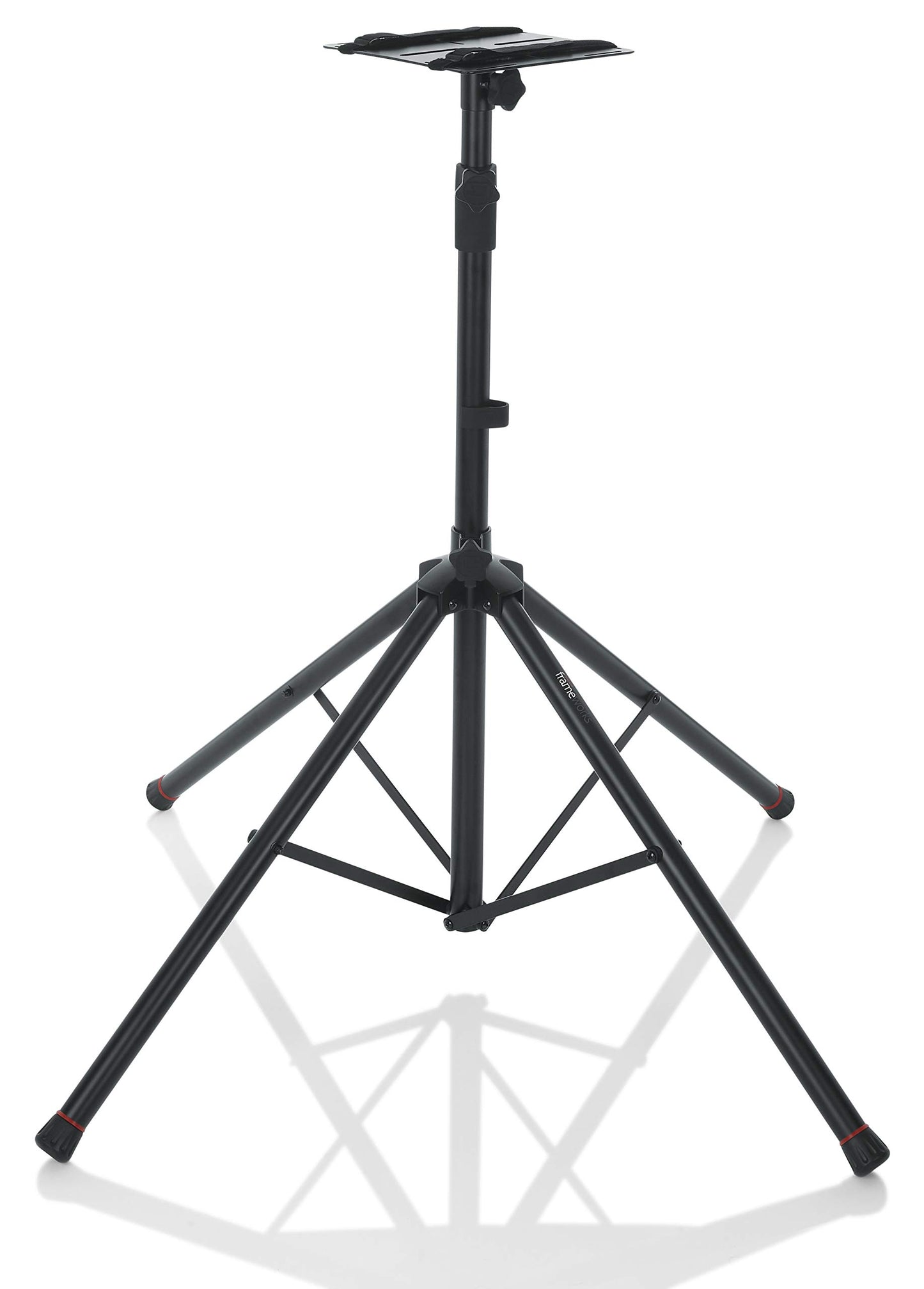 Gator Frameworks Deluxe Quad-Pod Lighting Stand with Automatic Lift; Fits Moving Head Lights up to 250 Class (GFW-LIGHTMH250-25)