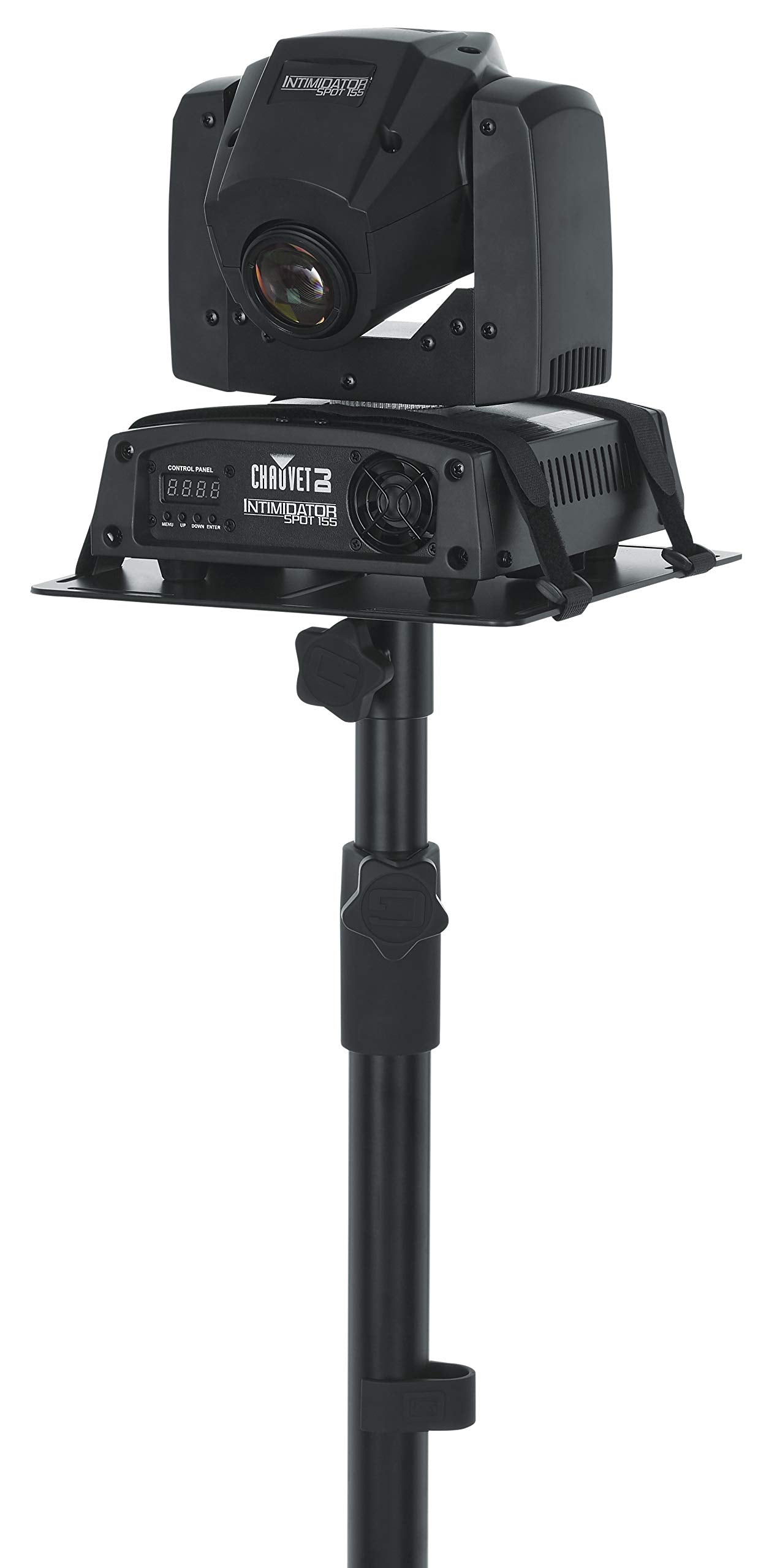 Gator Frameworks Deluxe Quad-Pod Lighting Stand with Automatic Lift; Fits Moving Head Lights up to 250 Class (GFW-LIGHTMH250-25)