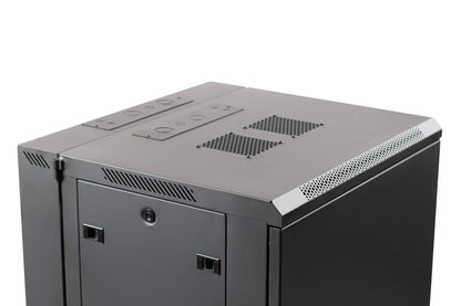 Gator Rackworks Sectional Wall Rack with Steel Door; 18U with 21" Rackable Depth (GRW2018508)