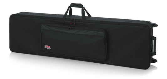 Gator Cases Lightweight Rolling Keyboard Case for Slim Extra Long 88 Note Keyboards and Electric Pianos (GK-88 SLXL)