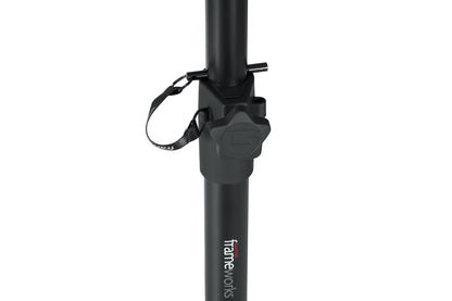 Gator Frameworks Studio Monitor Stands with Adjustable Height and Locking Saftey Pin; Pair (GFW-SPK-SM50)