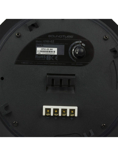 SoundTube HP82-EZ-BK 8" Open-Ceiling Hanging Pendant-Mount Speaker (Black)