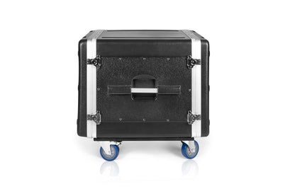 Gator Cases Lightweight ATA Molded Console Rack Case with Heavy Duty Casters; 21" Rackable Depth, 10U (GRC-BASE-10)