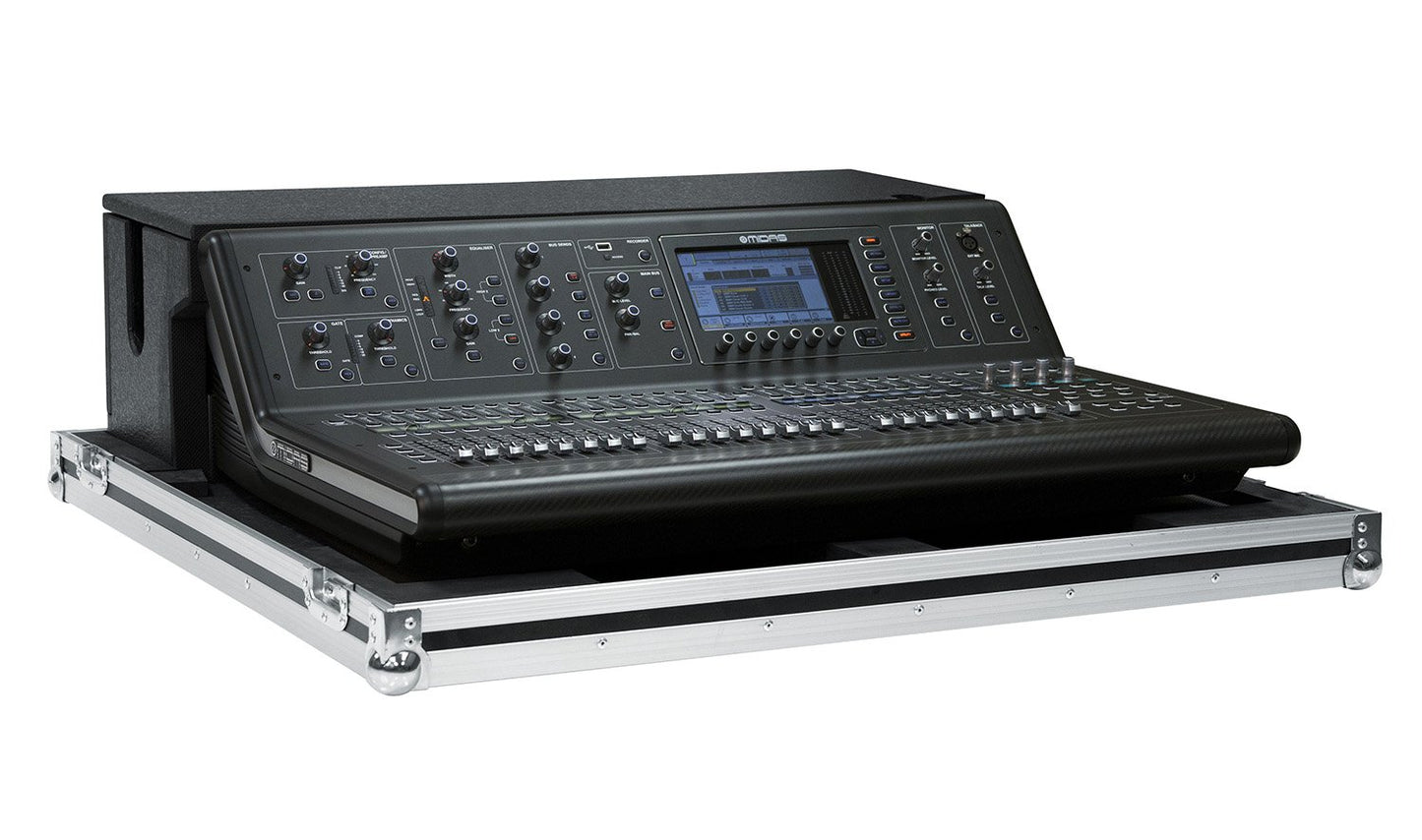 Gator Cases G-TOUR ATA Style Road Case - Custom Fit for Midas M32 Mixer with Dog House and Heavy Duty 4" Casters; (G-TOUR M32)