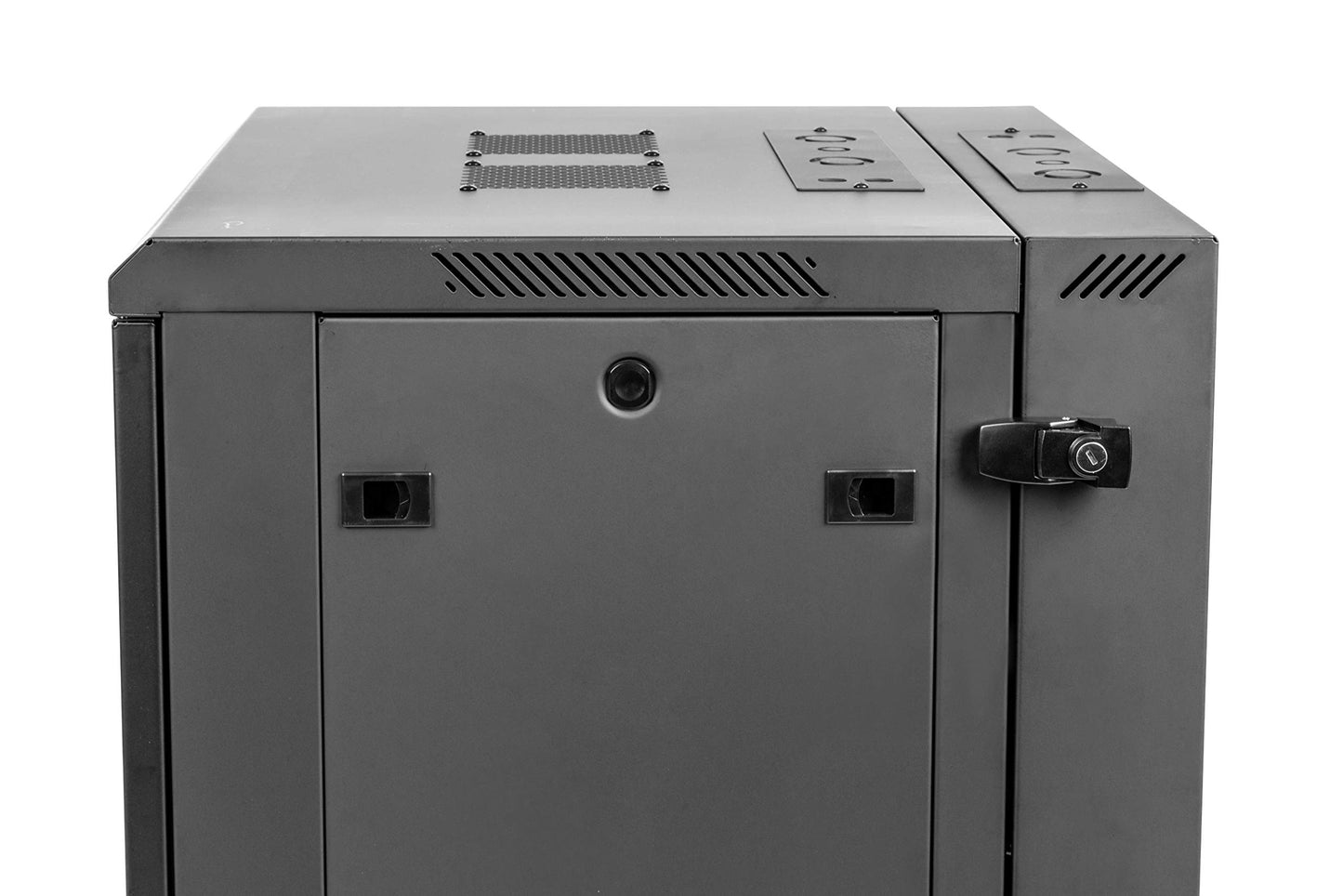 Gator Rackworks Sectional Wall Rack with Steel Door; 12U with 21" Rackable Depth (GRW2012508)